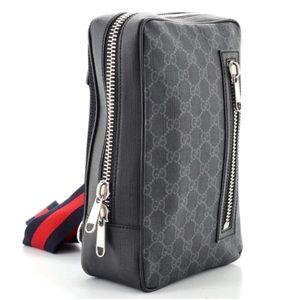 Gucci | Bags | Gucci Gg Black Sling Bag | Poshmark